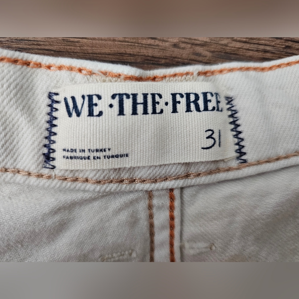 We The Free Free People  Lucky You Mid Rise Barrel Jeans Size 31 - Picture 7 of 16